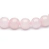 Echtes Rosenquarz Edelstein Armband mit 6mm Perlen - verschiedene Längen