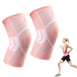 Eophmi Knee Support for Women 2 Pack Compression Knee Sleeve for Knees Pain Knees Supports with Arthritis Running Hiking Sports