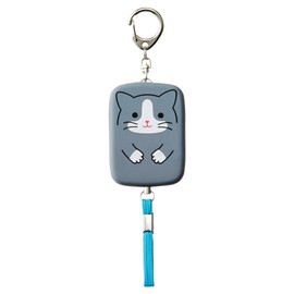Lihit Lab A7718-4 PuniLabo Security Buzzer, Safety Alarm, Tuxedo Cat