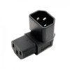 cablecc IEC Male C14 to Up Direction Right Angled 90
