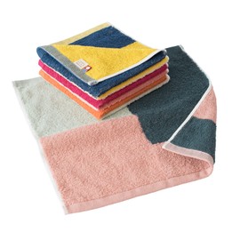 Bloom Imabari Towel Certified Hand Towel, 4-Piece Set, Cocktail Towel, Absorbent, Quick-Drying, 100% Cotton, Handkerchief Towel, Hand Towel, Wash Towel, 13.4 x 13.4 inches (34 x 34 cm), Made in Japan