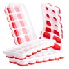 4 Pack Ice Tray Durable & Flexible, Silicone 14 Ice