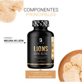 Hongo De Melena De León De 90 Cápsulas. B Life Lions Mane
