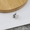 Micro Traders 200pcs Pyramid Rivets Spike Square Studs Rivets Spike
