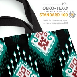 VOID Aztec Pattern Tribal Aztec Art Bag 33 x 33 x 14 cm 15 L Shopping Bag Shopping Bag, multicoloured