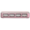 Hama "EMERGING" USB HUB 1:4, Pearl Pink