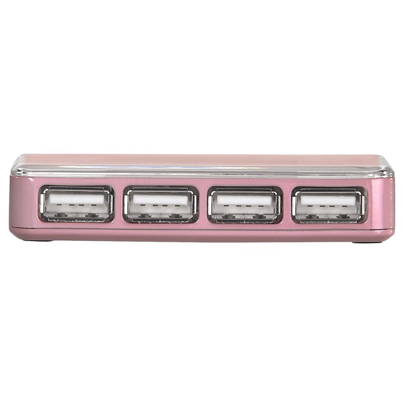 Hama "EMERGING" USB HUB 1:4, Pearl Pink