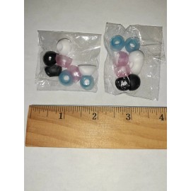 Unbranded 8 Pairs Medium Premium Silicone Replacement Earbud Ear Tips Covers - Assorted