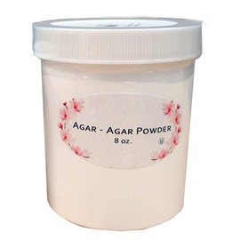 Agar Agar Gelatin-Substitute Powder, Kosher Certified - 8 Ounce