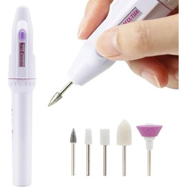 Lima Electrica Uñas, Torno Para Uñas Profesional, Torno Para Uñas con luz, Electrica Uñas para Eliminación Rápida De Esmalte De Gel,Manicura, Ideal para Uso Doméstico