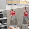 12 door hooks, carbon steel back hanging hooks, suitable for