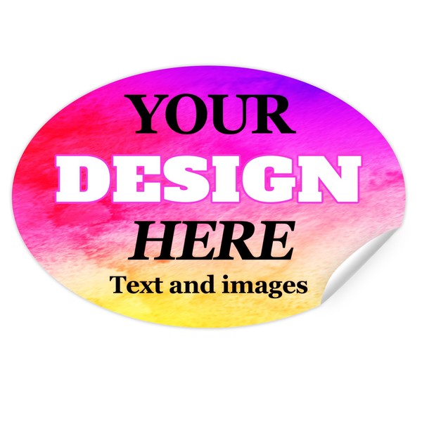 Custom Stickers, Customizable Any Design/Logo/Text/Image, Waterproof Vinyl Sticker Multi Shapes