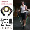 (16pcs) Resistance Bands Set Exercise Resistance Bands with Handle Set,Stretch