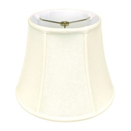 Royal Designs, Inc. Modified Bell Lamp Shade, BSO-708-14LNEG, 9 x 14 x 10.5, Linen Eggshell