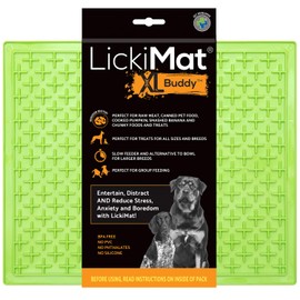 LICKIMAT X Large Breed Buddy Colchoneta para lamer Perros, calmante para Perros, alimentador Lento, Alternativa para aliviar la ansiedad a los Juguete