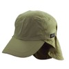 Dorfman Pacific Co. Men's Supplex Flap Fisher Cap, Khaki, One
