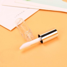 45 recipientes vacíos para brillo de labios, 1,2 ml, tubo de brillo de labios rellenable, botellas de bálsamo labial vacío, tubos transparentes