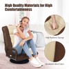 Giantex 360 Degree Swivel Gaming Chair Floor Chair, 6 Positions
