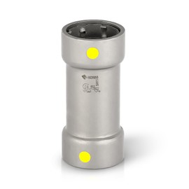 1-Pack EFIELD 3/4-Inch Carbon Steel Press Slip Coupling, P X P Press Connection, for Carbon Steel Pipe,(CS008)