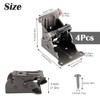 DUOCIYUAN Folding Hinge with Locking 4 Pieces Table Legs Foldable