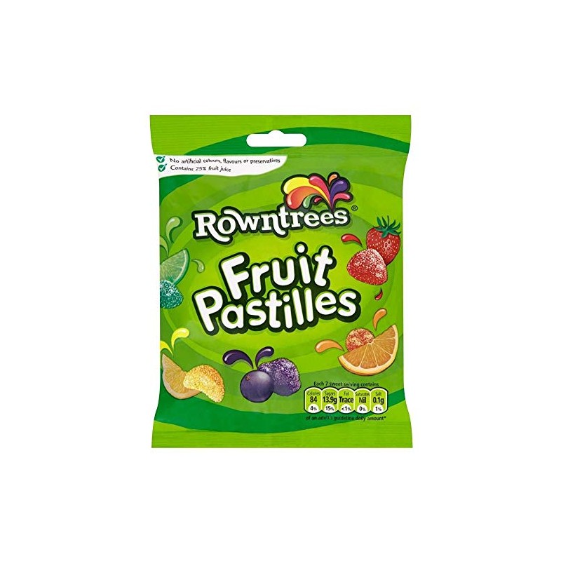 Rowntrees Fruit Pastilles Bag 143g - Pack of 5"