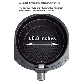 CHEFworth 9 Pack Air Fryer Grill Mat Cooking Accessories - Compatible with Air Fryers 2.0 Qt & Up -Pack of 9 Mats