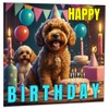 Cockapoo Birthday Card 145 x 145mm
