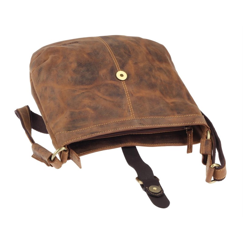 Greenburry Vintage Shoulder Bag Leather 27 cm