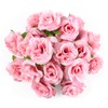Kesoto 50pcs 1.6" Small Silk Flower Artificial Roses Head for
