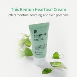BENTON Heartleaf Cream with Ceramide, Hyaluronic Acid – moisturizer, Soothing, and Pore Care Effect for All Skin Types – pH 5.5 Non-Irritating (1.76 oz)