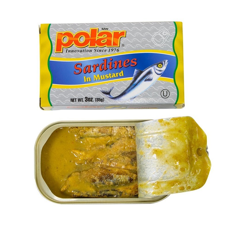 MW Polar Sardines, Mustard, 3-Ounce (Pack of 24)