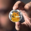 KANGHE KANGHE 2pcs Dogecoin Coin Collection, Doggie Virtual Coin, Shiba