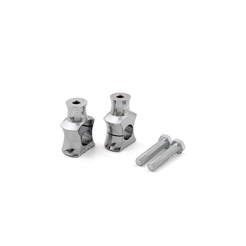 Topteng 1 Inch 25 mm Chrome Riser Clamp for Harley