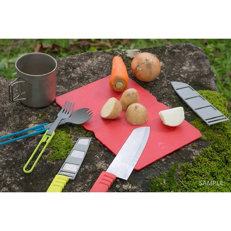 MSR Alpine Camping Chef's Knife, Red