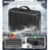 BigPonPon Fireproof Document Box, Hard Case Highly Flame-Resistant Fire Proof