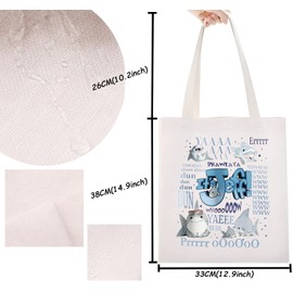 TSOTMO Jeff The Game Merch Land Shark IT'S JEFF Tote Bag for Jeff Rivals Fans Land Shark Hero Gift for Gamer (Jeff Tote)