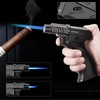 OLDENDO Butane Torch Lighter with Safety Lock Adjustable Refillable Jet