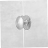 LALAFINA 2pcs Glass Door Handles Durable Pull Clamp for Showcase