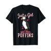 Puffin Iceland Just a Girl Who Loves Puffins T-Shirt