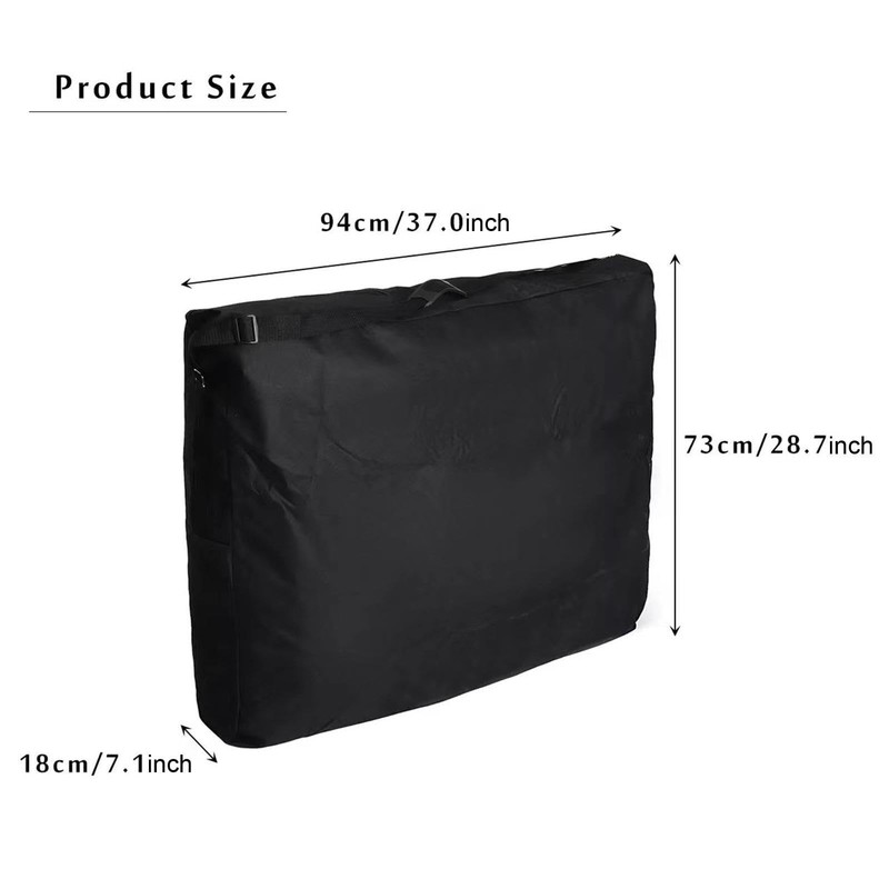 Perfeclan Portable Massage Table Bag Shoulder Bag Foldable Waterproof Beauty