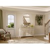Frameless Arched Mirror, 24"x36" Beveled Bathroom Vanity Mirrors