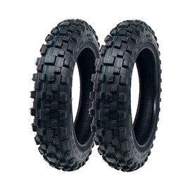 Set of Two: Mini Dirt Bike Knobby Tire 2.75-10 Front or Rear Tube Type Off Road Motocross Pattern