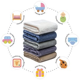 Fuzzy Blanket or Fluffy Blanket for Baby, Soft Warm Cozy Coral Fleece Toddler, Infant or Newborn Receiving Blanket for Crib, Stroller, Travel, Decorative (28Wx40L, XS-Peach)