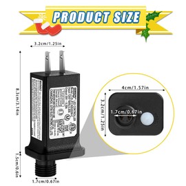 30V 0.2A LED Controller 8 Mode with Timer Memory Function Replacement Model JT-EL/FC300V0200-C Class 2 Power Supply IP44 Low Voltage Transformer for Halloween Christmas Light