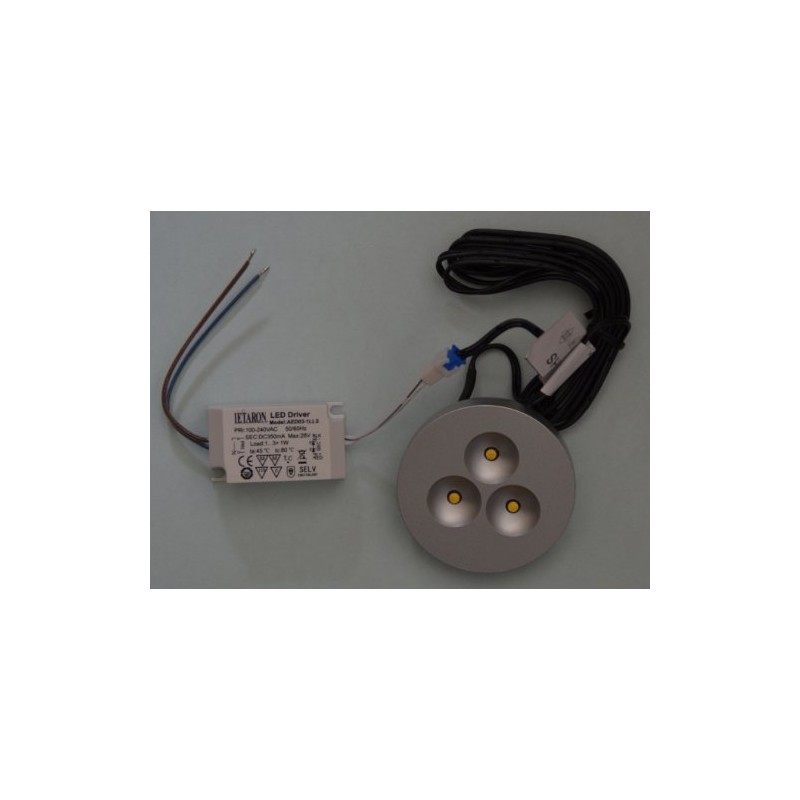 3w LED Cabinet light with 350mA driver