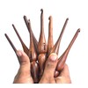 THE KNOX CRAFT - Wooden Crochet Hooks, Set of 7