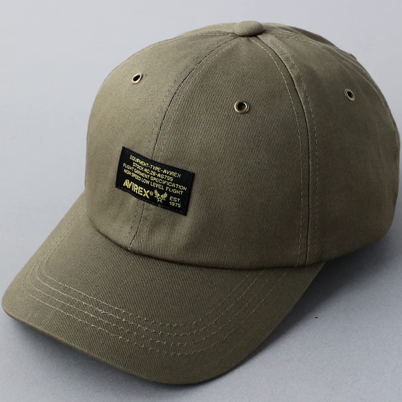 Avirex Men’s Military Tag Baseball Cap, Hat, Cotton Cap, Polo
