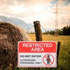 5Pcs do Not Enter Warning Sign - Restricted Access Signs