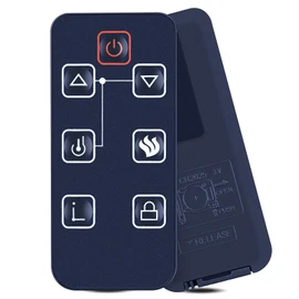 PZL New Replacement Remote Control for FEBO Flame Electric Fireplace ZHS-30-A 13IN-30-054, for Style selections F15-1-005-071B 0781462 Electric Fireplace
