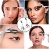 Pack of 2 Eyebrow Scissors with Comb, Eyebrow Scissors, Professional